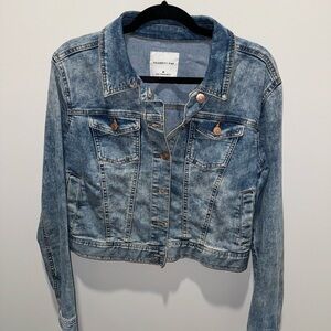 Celebrity Pink Light Acid Wash Jean Jacket